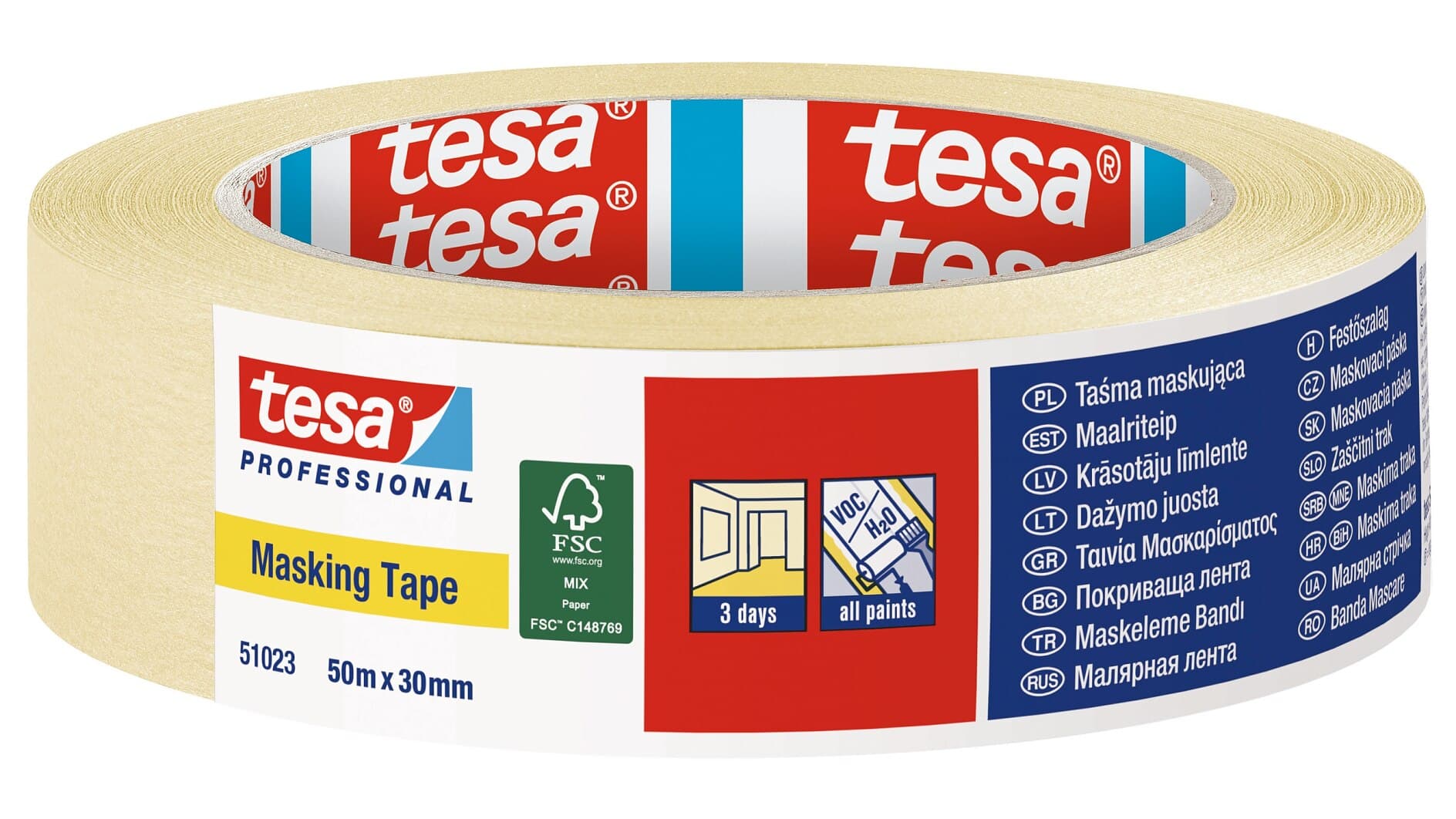 Banda de mascare Tesa Professional 51023 50m*38mm