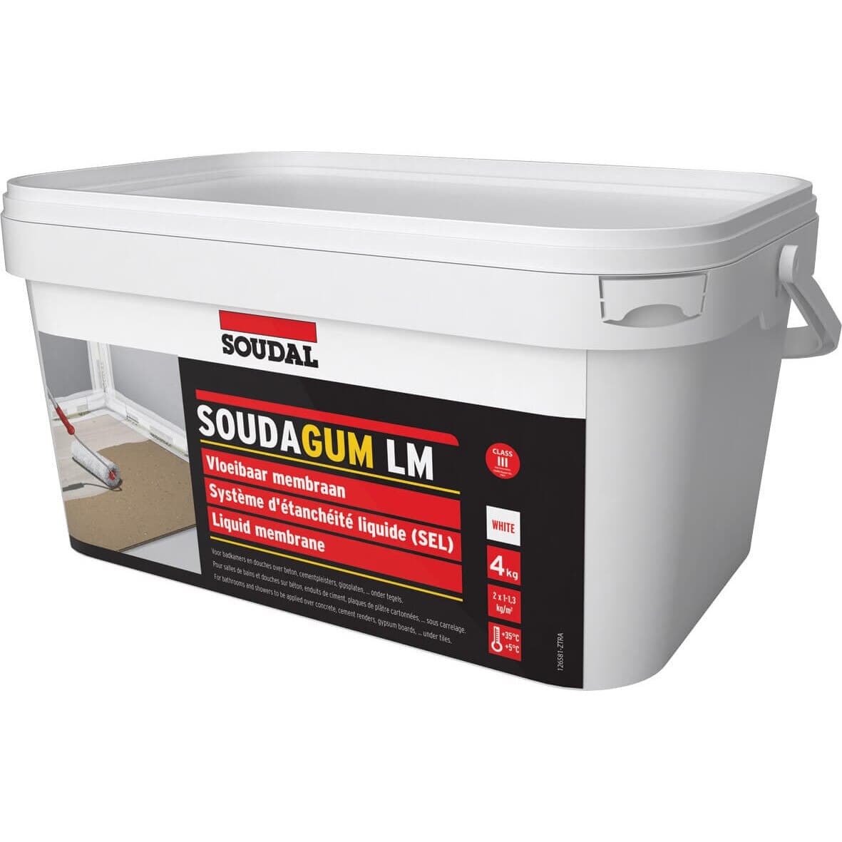 SOUDAL Hidroizolare Soudagum SHS, 4kg 126581