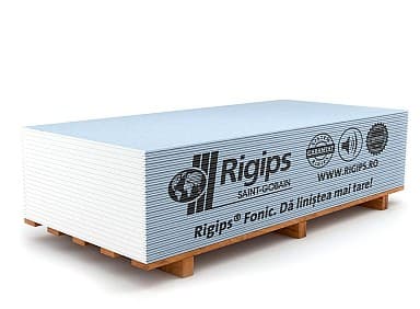Gips-carton acustic 12,5*1200*2000mm Rigips Fonic