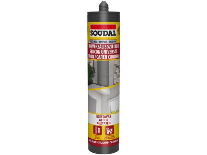 SOUDAL Silicon universal, transparent, 280ml 103230