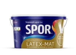 SPOR LATEX MAT  8l vopsea super-lavabila pe baza de latex pentru int.