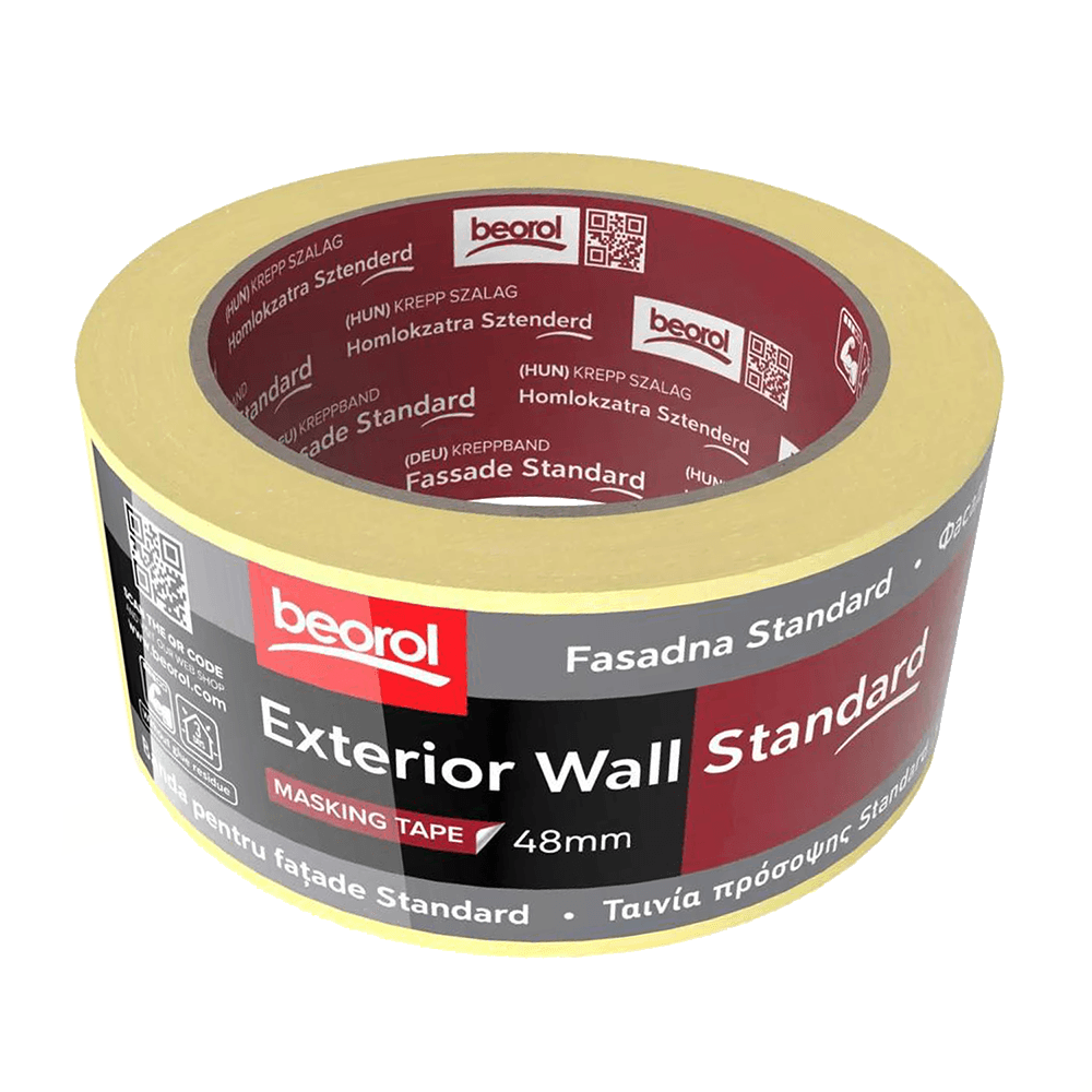 Banda  adeziva GALBENA exterior 48mm*33m Beorol  657354